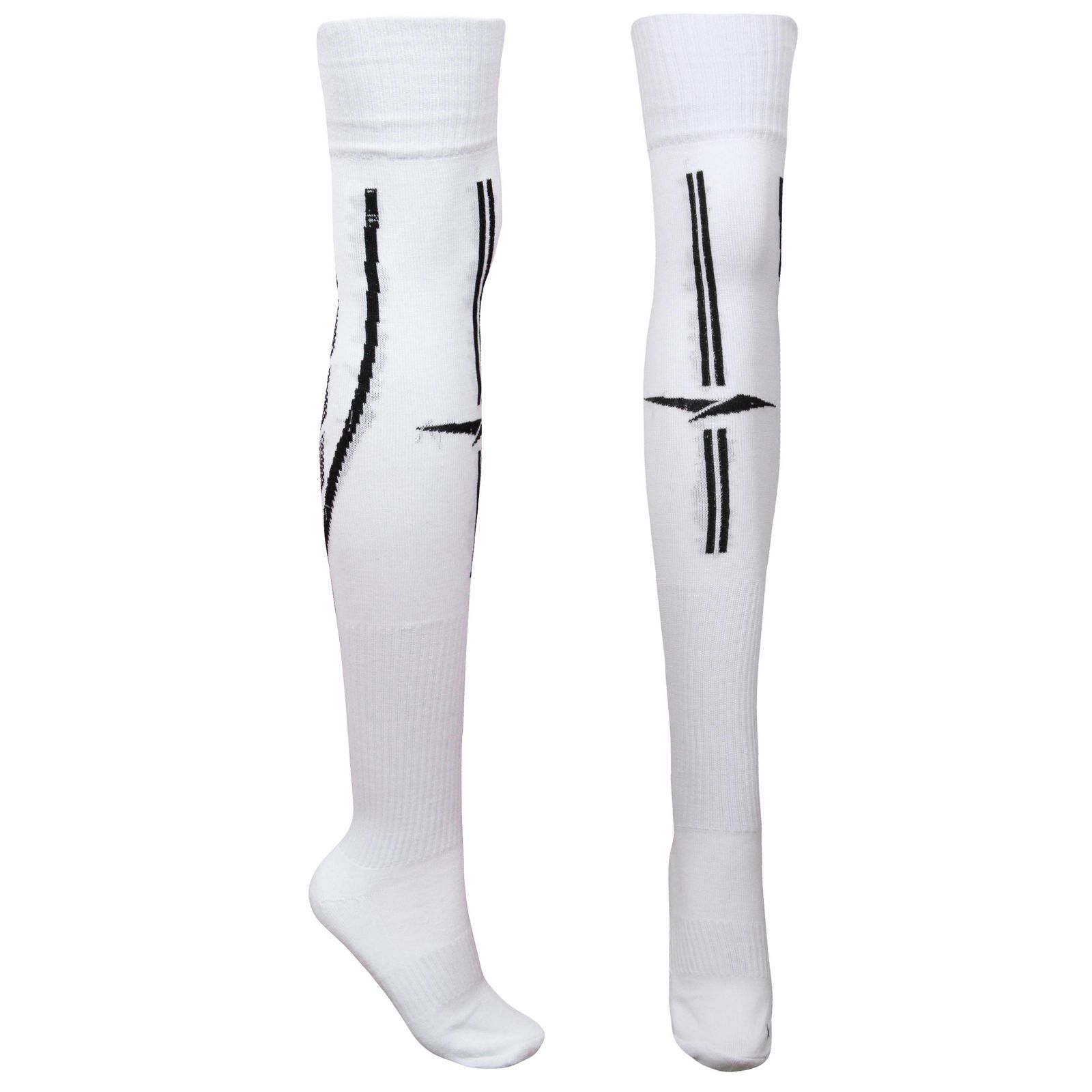 جوراب ورزشی ساق بلند مردانه ماییلدا مدل کف حوله ای کد 4187 رنگ سفید -  - 1