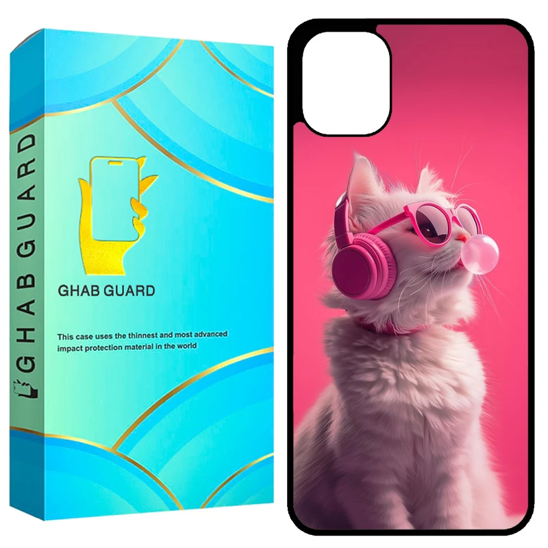 کاور قاب گارد طرح گربه مدل GCHP11 مناسب برای گوشی موبایل اپل iPhone 11