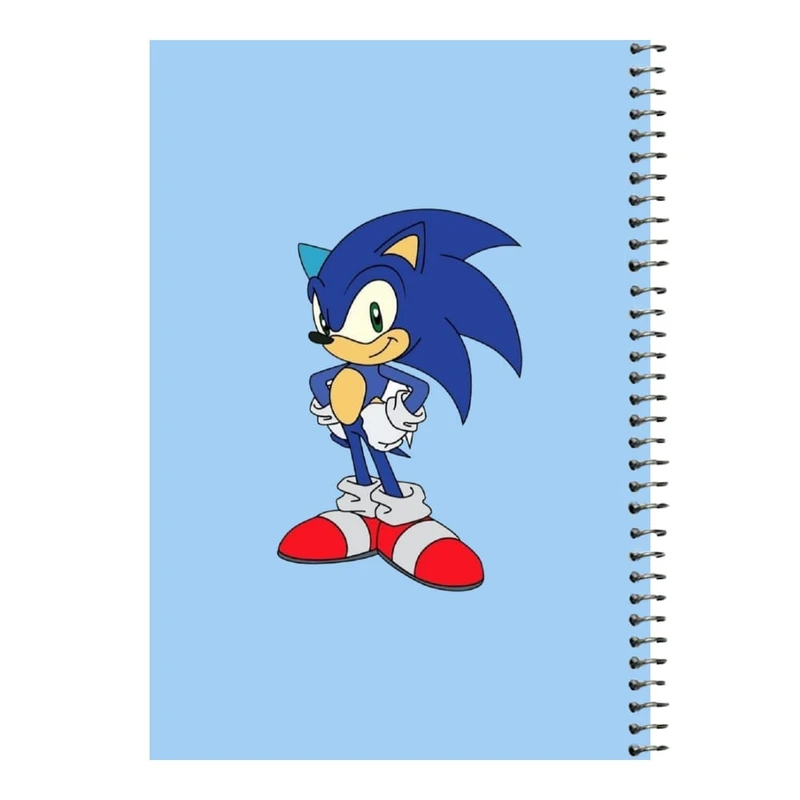 دفتر مشق 80 برگ اس جی مدل سونیک کد1   