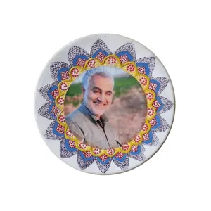 بشقاب دیوار کوب سفالی کد 8