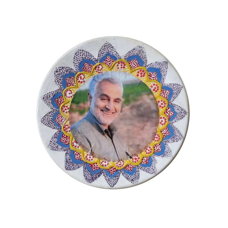 بشقاب دیوار کوب سفالی کد 8