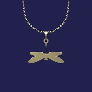گردنبند طلا 18 عیار زنانه مدوپد مدل حشره کد T2-1-1025