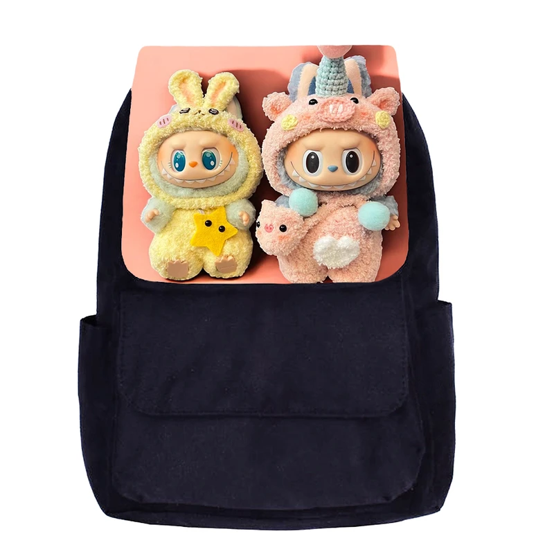 کوله پشتی مدرسه مدل عروسک لبوبو کد K067