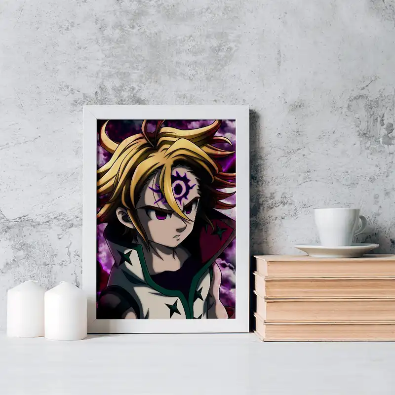 تابلو خندالو مدل ملیوداس انیمه هفت گناه کبیره کد 17596