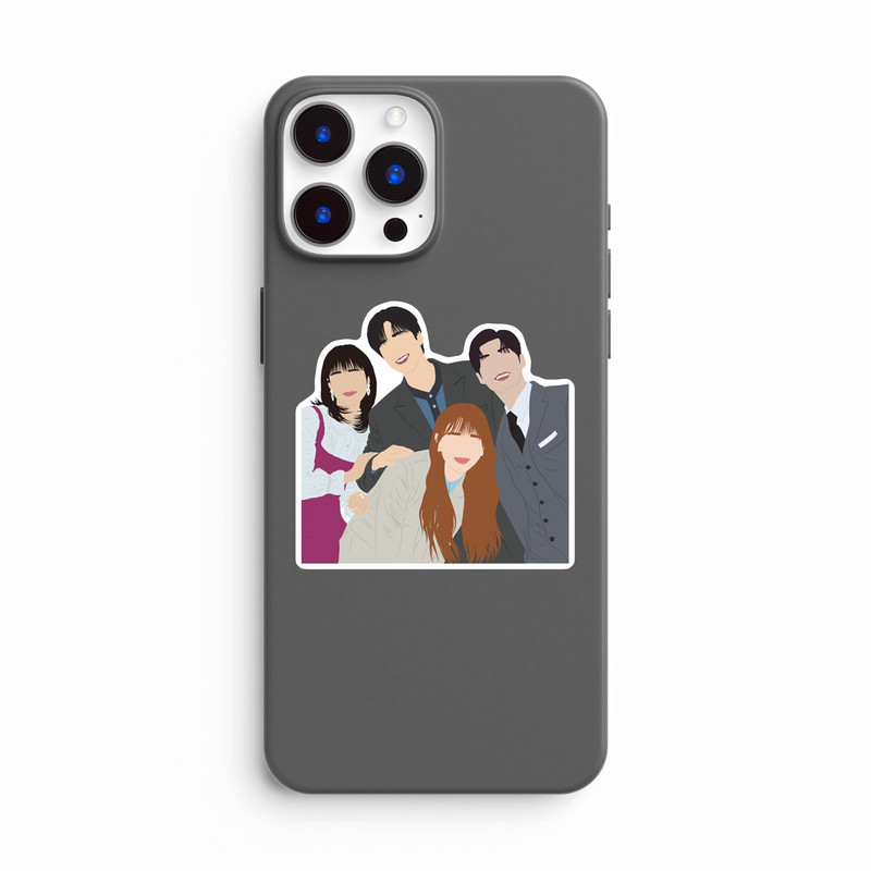 استیکر لپ تاپ و موبایل بووم طرح کارکترهای سریال ژاپنی کد WR1