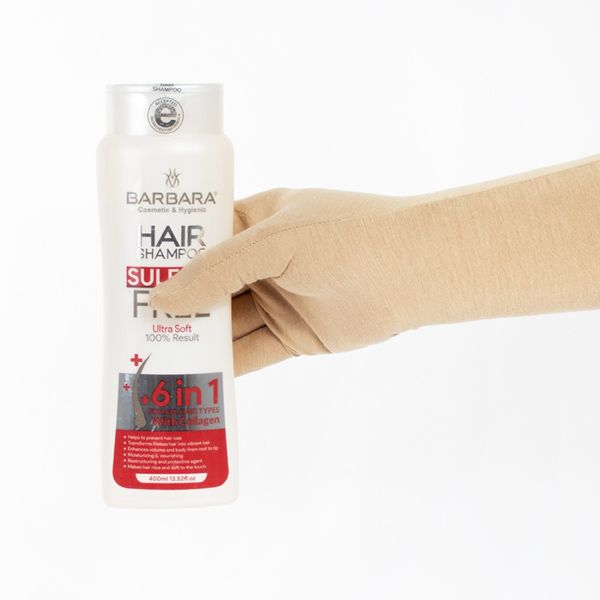 شامپو مو بدون سولفات باربارا مدل Ultra Soft و Pro Protection حجم 400 میلی لیتر مجموعه 2 عددی -  - 10