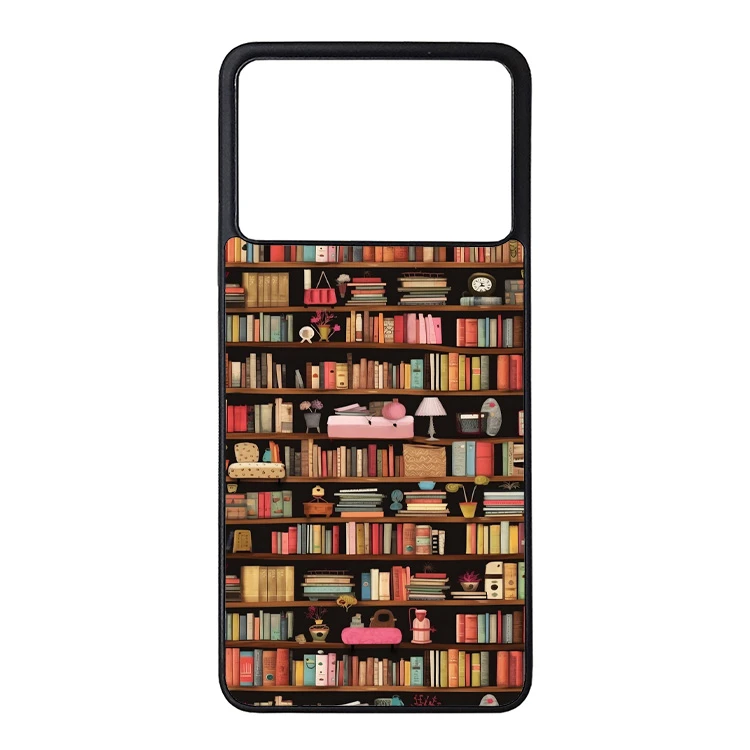  کاور گالری وبفر طرح کتابخانه مناسب برای گوشی موبایل شیائومی poco x6 pro