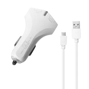 شارژر فندکی مدل YY-ZDJ به همراه کابل تبدیل microUSB