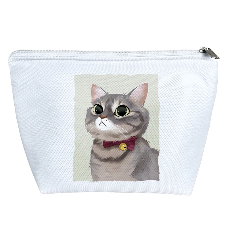 کیف لوازم آرایش دخترانه خندالو مدل گربه کد 2876