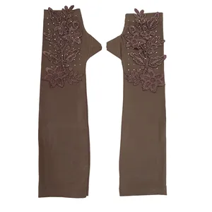 ساق دست زنانه مدل  شصتی  گل برجسته ریون کد s-137