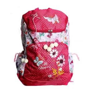 کوله پشتی دخترانه مدل پروانه کد 02154