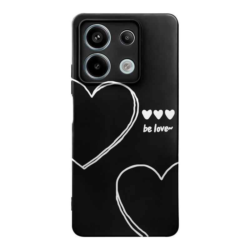 کاور قاب گارد طرح قلب مینیمال خطی کد f9237 مناسب برای گوشی موبایل شیائومی Redmi Note 13 Pro 5G