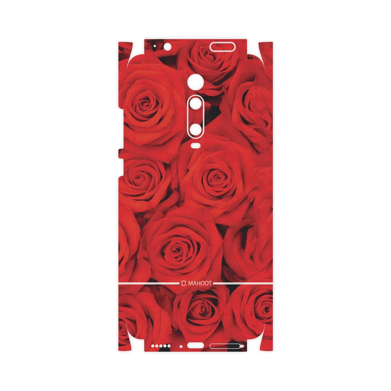 برچسب پوششی ماهوت مدل Red-Flower-FullSkin مناسب برای گوشی موبایل شیائومی MI 9T