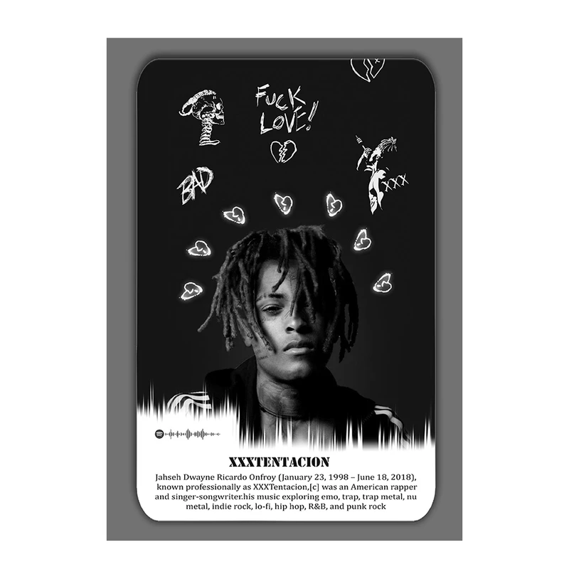 پوستر مدل تنتاسیون xxxtentacion کد 91