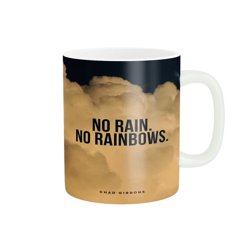 ماگ طرح NO RAIN NO RAINBOWS کد M79