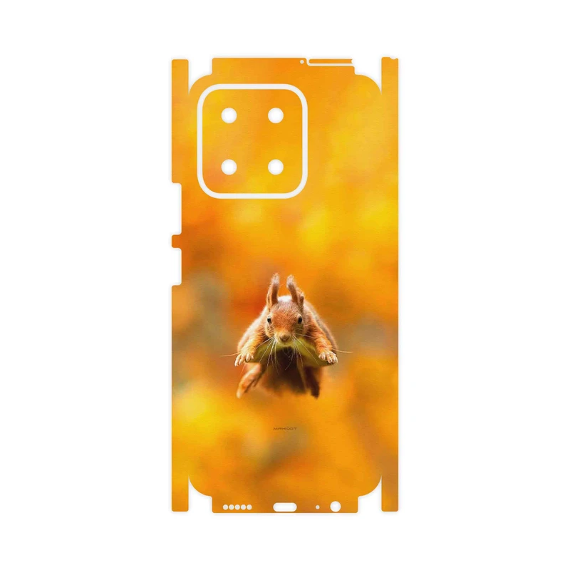 برچسب پوششی ماهوت مدل Squirrel-FullSkin مناسب برای گوشی موبایل آنر X5b Plus