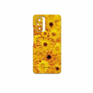 MAHOOT Yellow-Flower Cover Sticker for Xiaomi Redmi Note 10 Pro