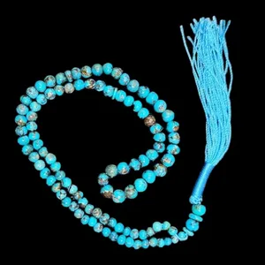 تسبیح مدل سنگ فیروزه نیشابور کد 9400