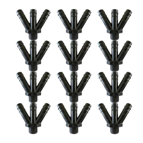 سه راهی آبیاری قطره ای کد 20.16 بسته 12عددی