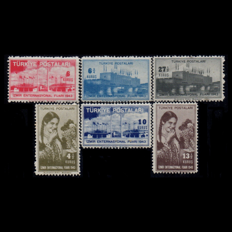 تمبر یادگاری مدل خارجی مجموعه 6 عددی 