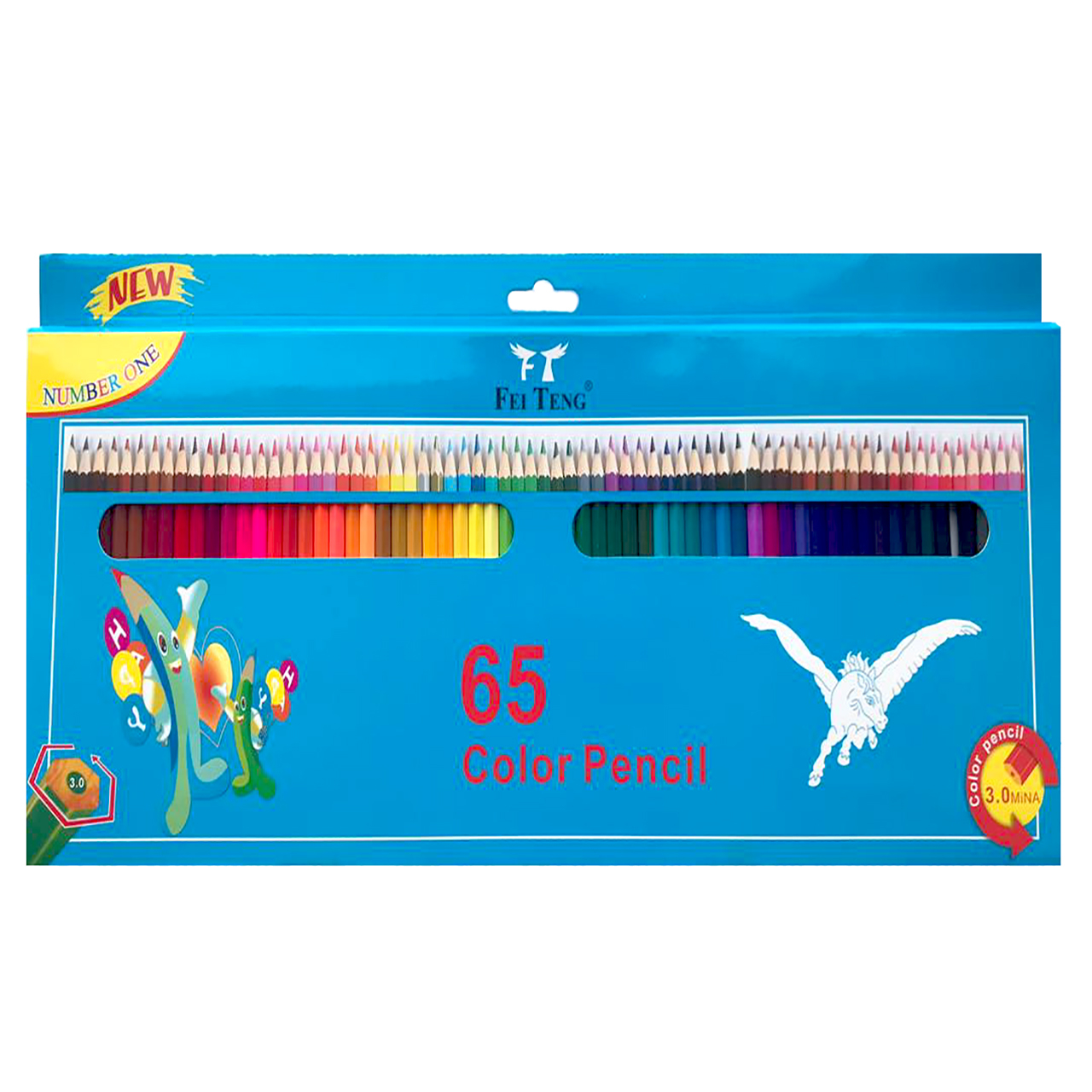مداد رنگی 65 رنگ فی تینگ کد F-65