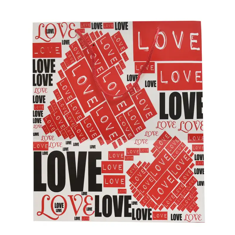 ساک هدیه طرح LOVE کد P136