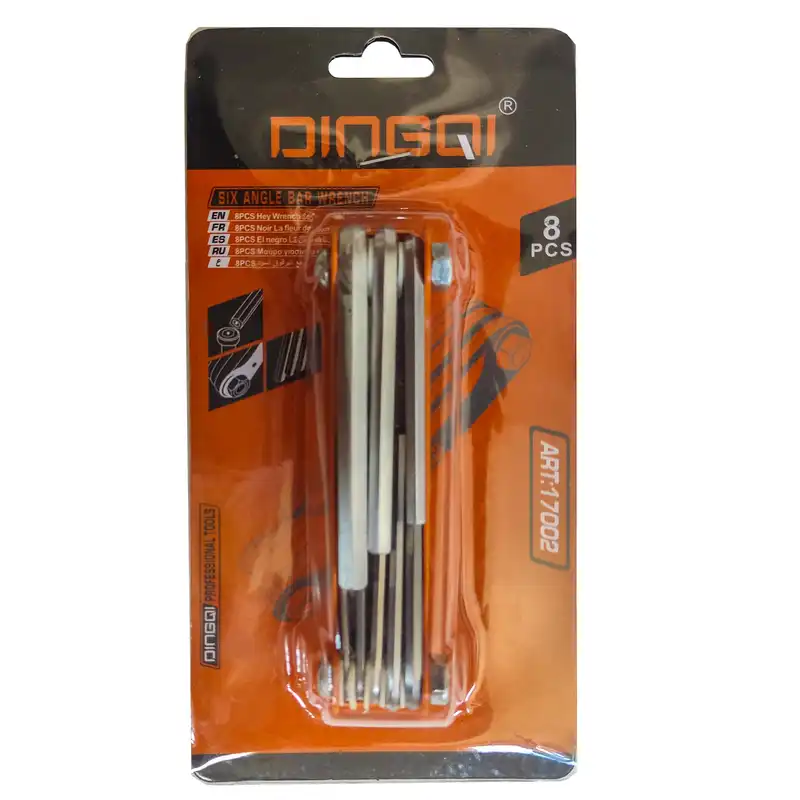 آچار شش گوش دینگشی مدل TGB 100 مجموعه 8 عددی