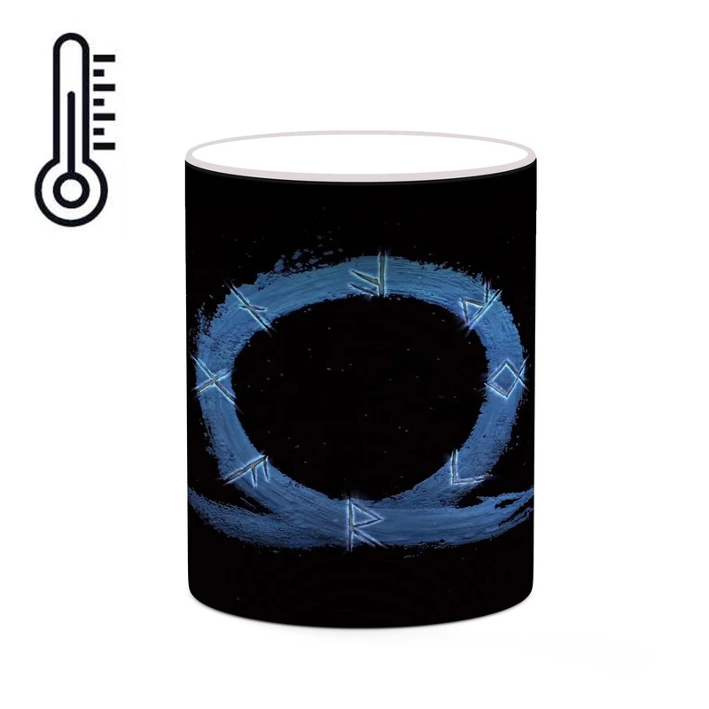 ماگ حرارتی کاکتی طرح گاد آف وار God Of War مدل mgh40520