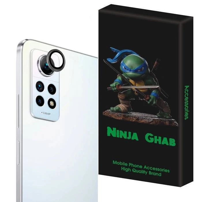 محافظ لنز دوربین نینجا قاب مدل رینگی مناسب برای گوشی موبایل شیائومی Redmi Note 12 Pro 4G