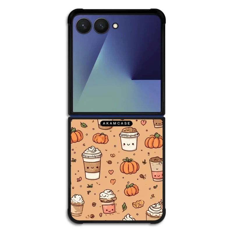 کاور آکام مدل AMC-WSGZFLIP7-PUMPKIN-8 مناسب برای گوشی موبایل سامسونگ Galaxy Z Flip 7