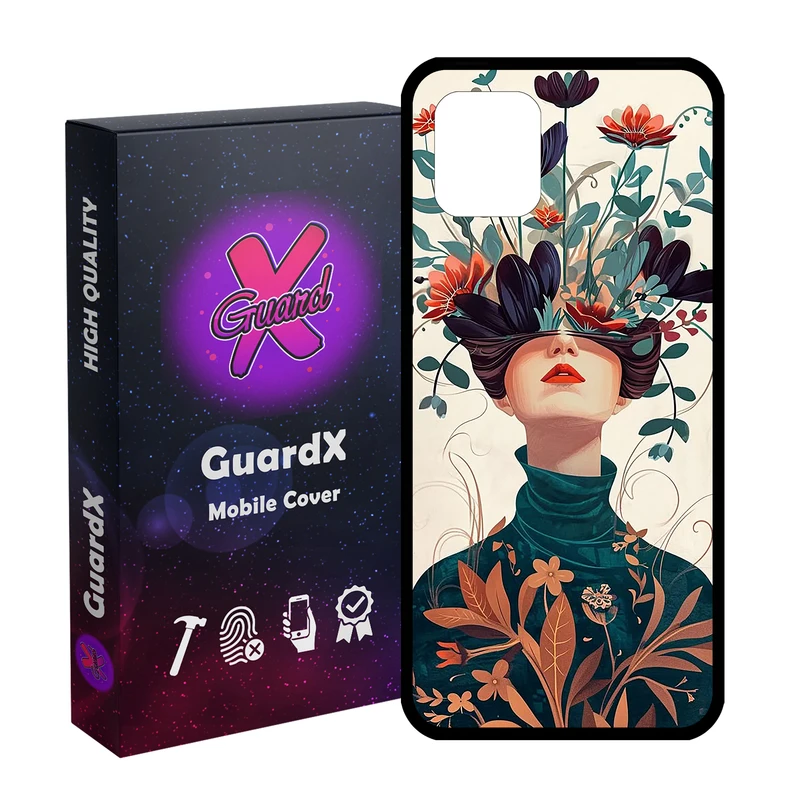 کاور گارد ایکس طرح دخترانه مدل  Glass10779 مناسب برای گوشی موبایل سامسونگ Galaxy Note 10 Lite / A81