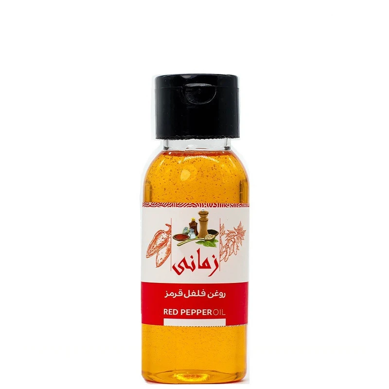 روغن فلفل قرمز زمانی مدل پرس سرد - 500 میلی لیتر