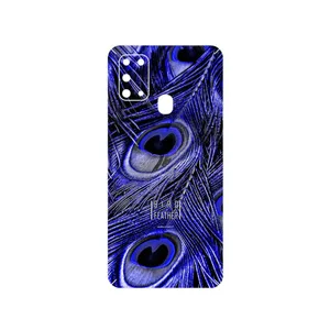 MAHOOT Purple Feather Cover Sticker for Samsung Galaxy M31