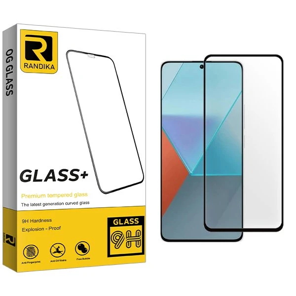 محافظ صفحه نمایش شیشه ای راندیکا مدل RK مناسب برای گوشی موبایل شیائومی Redmi note 13R Pro