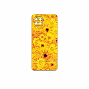 MAHOOT Yellow-Flower Cover Sticker for Samsung Galaxy M32