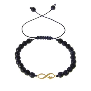 دستبند طلا 18 عیار زنانه الن نار مدل بي نهايت ELN67120