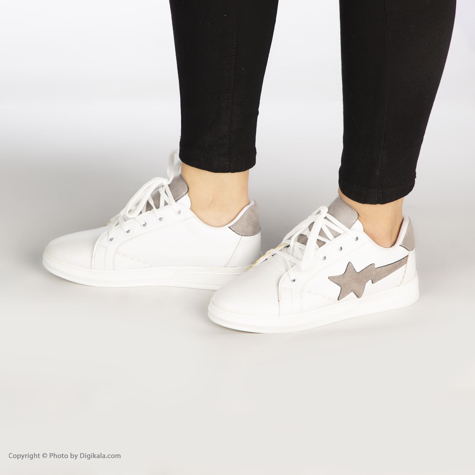 کفش روزمره زنانه کیکی رایکی مدل BB09422WHITE GRAY -  - 10