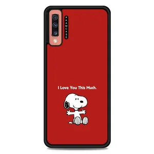 AKAM AMC-WSGA70-SNOOPY-27 Cover For Samsung Galaxy A70
