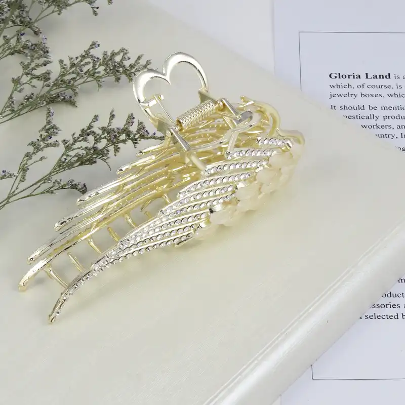 کلیپس مو زنانه مدل بال فرشته کد G_Lnd_1392