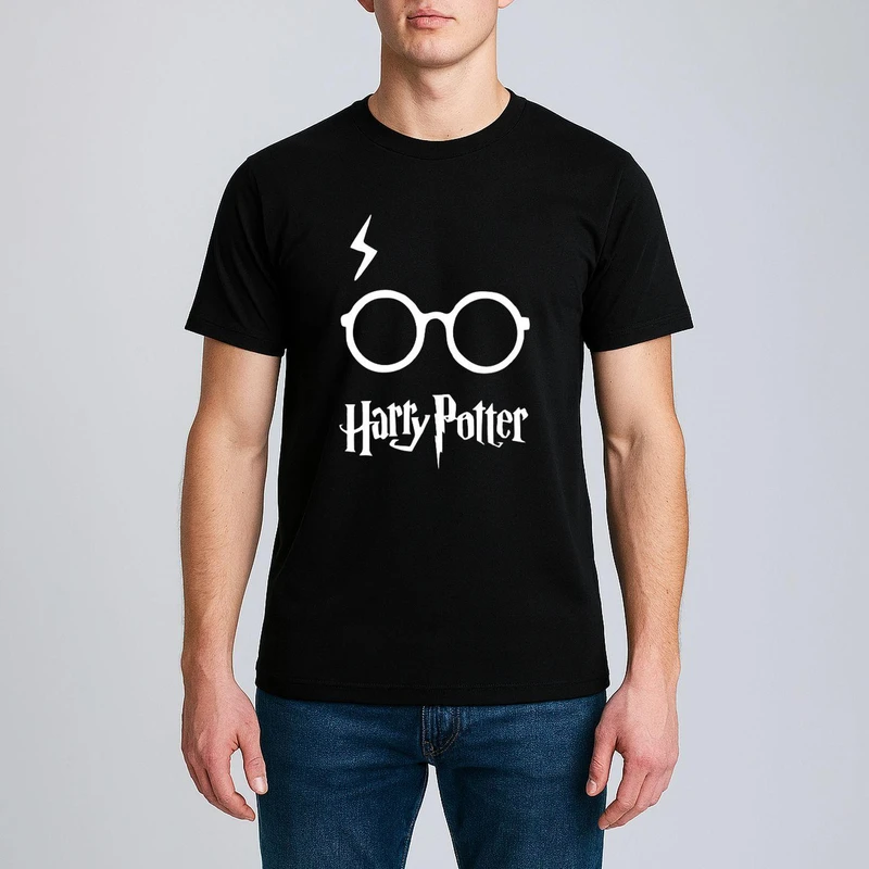 تی شرت آستین کوتاه مردانه اسد مدل هری‌پاتر