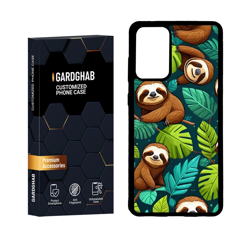 کاور گارد قاب مدل دور ژله ای هنری مناسب برای گوشی موبایل سامسونگ Galaxy A72