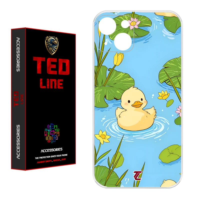 کاور تدلاین طرح اردک کد 1183 مناسب برای گوشی موبایل اپل Iphone 13 / 14