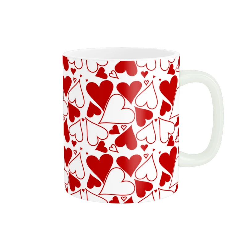 ماگ پاد آفرین طرح قلب کد 837