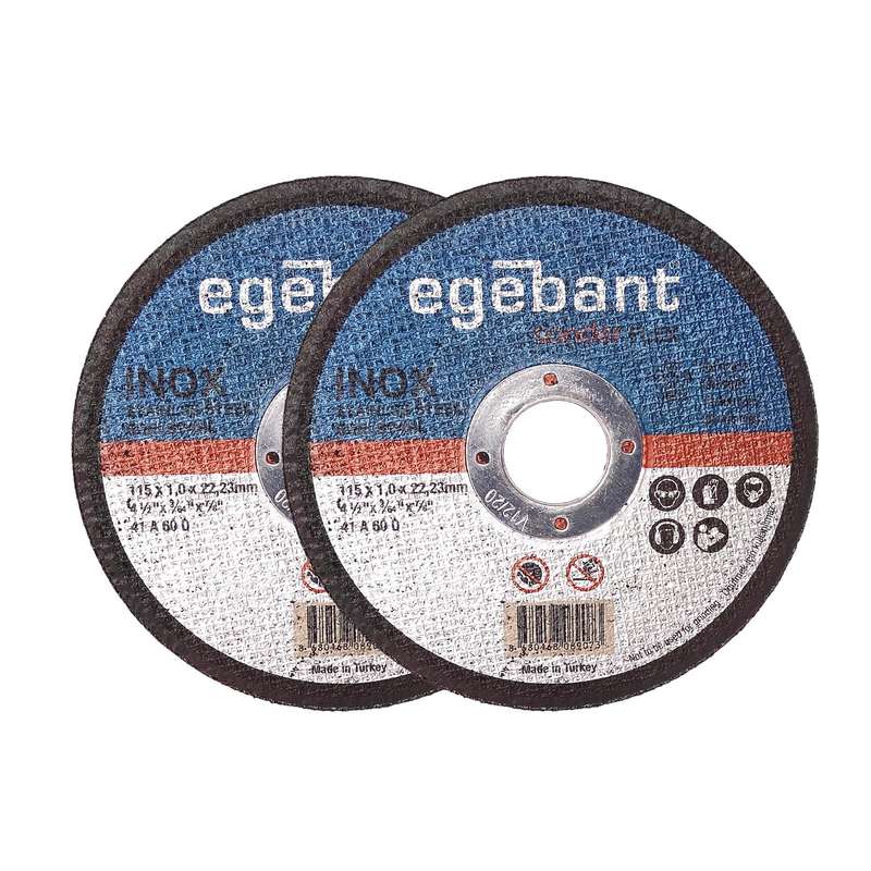 صفحه برش آهن اگبانت مدل MMA-115x1-2  مجموعه 2 عددی