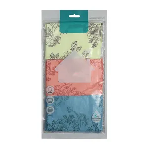 دستمال آشپزخانه طرح گل کد RO-D103 بسته 3 عددی