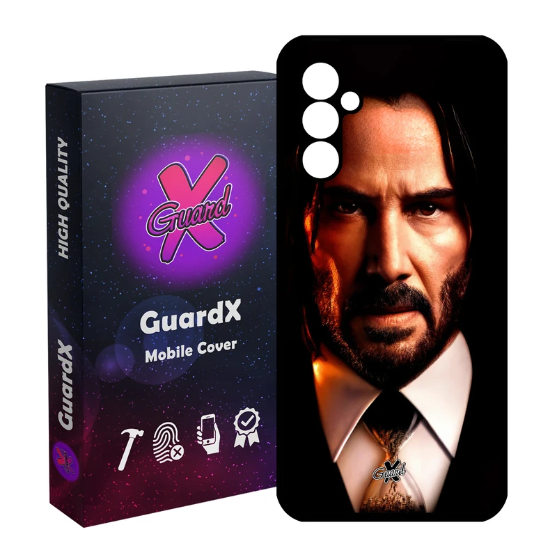 کاور گارد ایکس طرح جان ویک مدل Glass10573 مناسب برای گوشی موبایل سامسونگ Galaxy A24/A24 4G/M34 5G