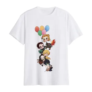 تی شرت آستین کوتاه زنانه مدل انیمه کد 07