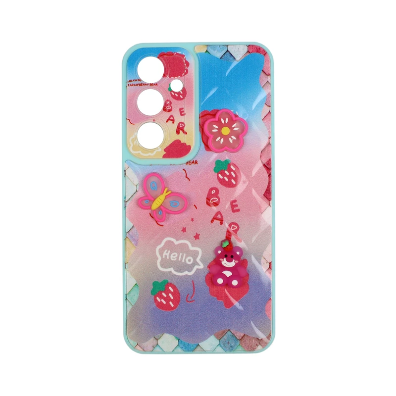 کاور مدل cute sticker مناسب برای گوشی موبایل سامسونگ Galaxy S24 FE