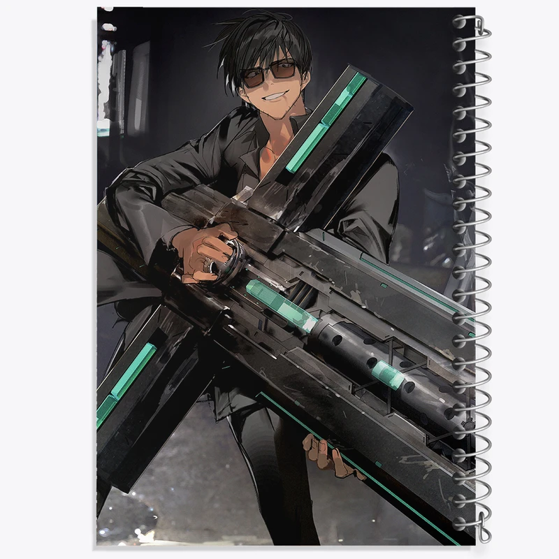 دفتر نت موسیقی 50 برگ خندالو مدل نیکولاس انیمه تریگان (Trigun) کد 36218