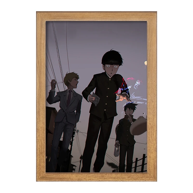 تابلو خندالو مدل انیمه موب سایکو Mob Psycho 100 کد 24474